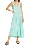 Bb Dakota By Steve Madden Bb Dakota Under The Sun Midi Dress In Mint