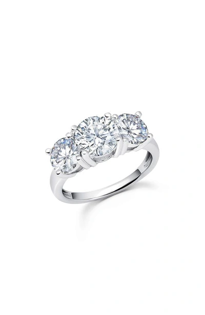 Crislu Cubic Zirconia Ring In Platinum