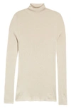 Akris Ribbed Cashmere & Silk Sweater In Beige