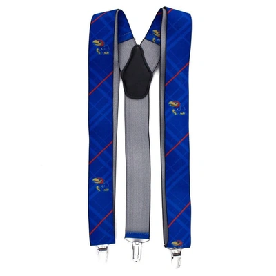 Eagles Wings Men's Blue Kansas Jayhawks Suspenders