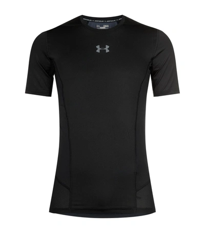 Under Armour Printed Supervent Coolswitch Compression T-shirt In Black