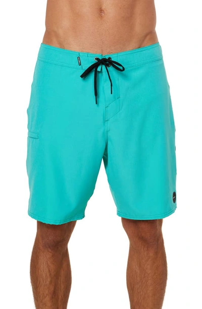 O'neill Hyperfreak Solid Board Shorts In Surf Blue