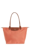 Longchamp Large Le Pliage Tote In Blush