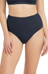 Sea Level High Waist Bikini Bottoms In Storm Blue