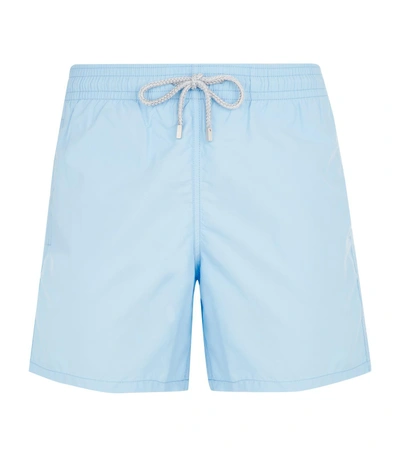 Vilebrequin Moorea Plain Swim Shorts In Blue