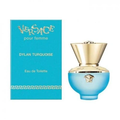 Versace Ladies Dylan Turquoise Edt Spray 0.17 oz Fragrances 8011003858583 In Pink / Turquoise