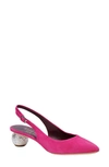 Kate Spade Women's Ruby Suede Slingback Pumps In Festive Pink