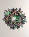 Winward Autumn Magnolia Leaf Wreath