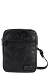 Hex Ranger Canvas Crossbody Pouch In Blackout Camo