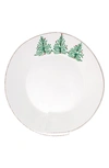 Vietri Lastra Holiday Shallow Serving Bow In Multi