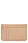 Mansur Gavriel Zip Card Holder In Nocciola