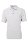 Cutter & Buck Virtue Ecopique Botanical Polo In Polished