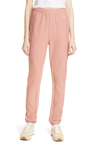 Rag & Bone City Organic Cotton Sweatpants In Mauvdout