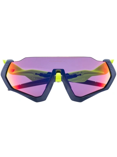 Oakley Blue Prizm Road Flight Jacket Sunglasses