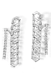 Bare Bond Signature Diamond Chain Ear Jackets In White Gold