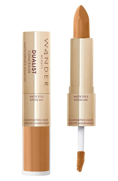 Wander Beauty Dualist Matte & Illuminating Concealer In Tan Rich