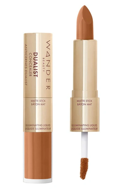 Wander Beauty Dualist Matte & Illuminating Concealer In Golden Deep