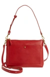 Madewell The Transport Shoulder Crossbody Bag In Pomegranate Seed