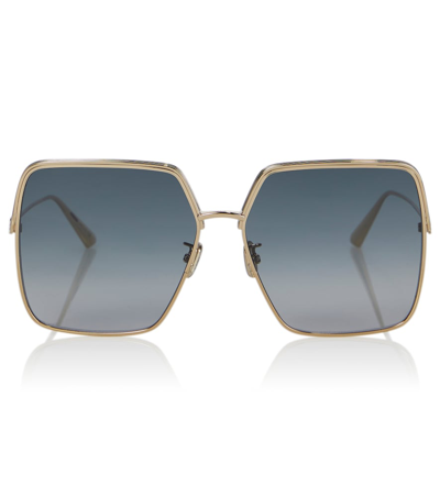 Dior Ever Su Sunglasses In Gold/smoke