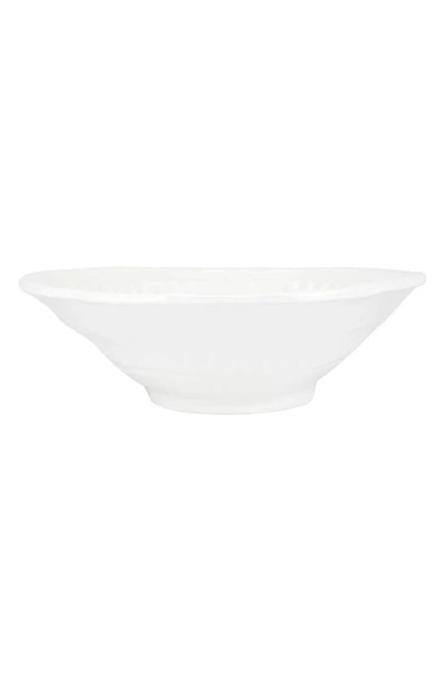 Vietri Pietra Serena Medium Serving Bowl In White