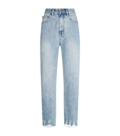 Ksubi Straight-leg Cropped Jeans In Blue