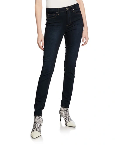Paige Transcend Verdugo Mid Rise Ankle Skinny Jeans In Nottingham