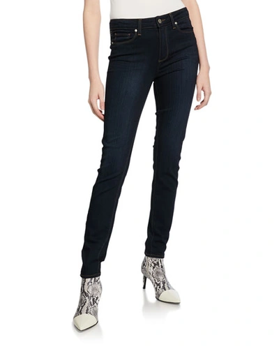 Paige Transcend Verdugo Mid Rise Ankle Skinny Jeans In Nottingham In Lana