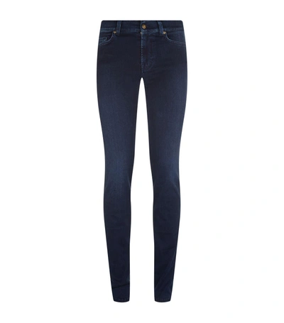 7 For All Mankind Rozie High Waist Slim Jeans In Blue