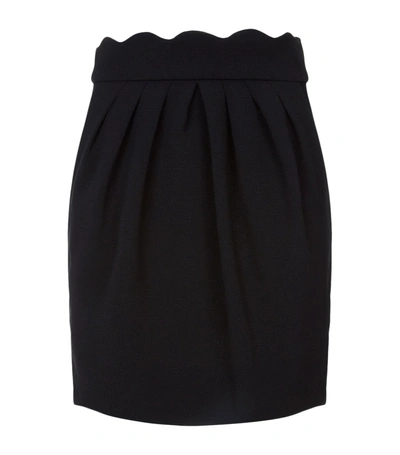 Claudie Pierlot Sylvia Scalloped Skirt In Black