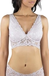 Everviolet Vela Pocketed Wireless Bra In Mauve