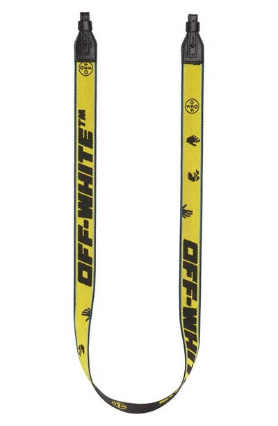 Off-white Industrial 2.0 Face Mask Strap In Yellow Black