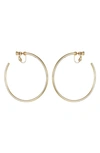 Vince Camuto Clip-on Hoop Earrings In Gold