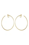 Vince Camuto Sleek Extra Large Hoop Earrings In Gold