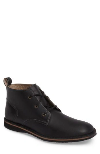 Andrew Marc Dorchester Chukka Boot In Black Leather