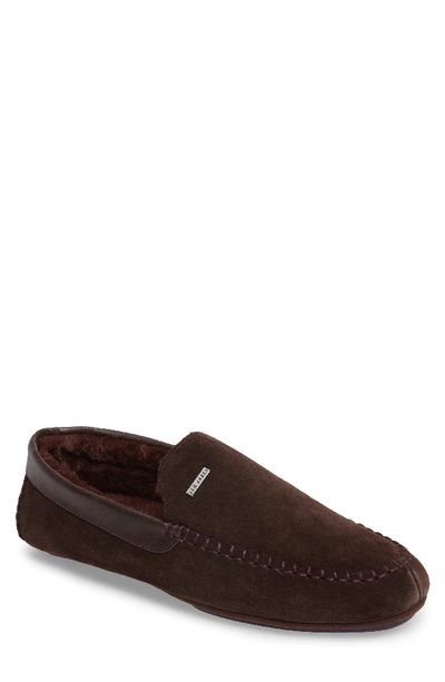 Ted Baker Men's Moriss Suede Moccasin Loafers In Brown Suede