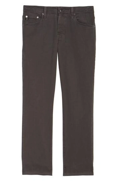 Ag Houndstooth Everett Sud Straight Leg Pants In Houndstooth Field Stone