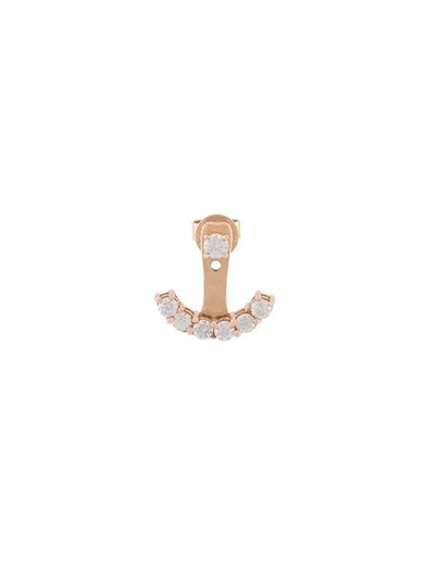 Anita Ko 18-karat Rose Gold Diamond Earring In Metallic