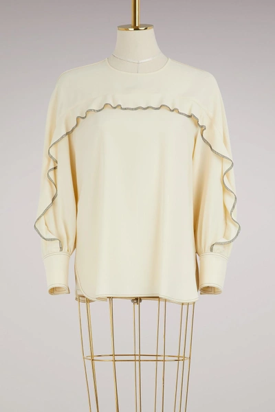 Sportmax Avion Top In White