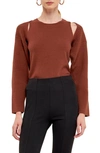 Endless Rose Tank & Shrug Set In Brown