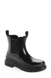 Chooka Women's Damascus Chelsea Waterproof Rain Booties Women's Shoes In Black