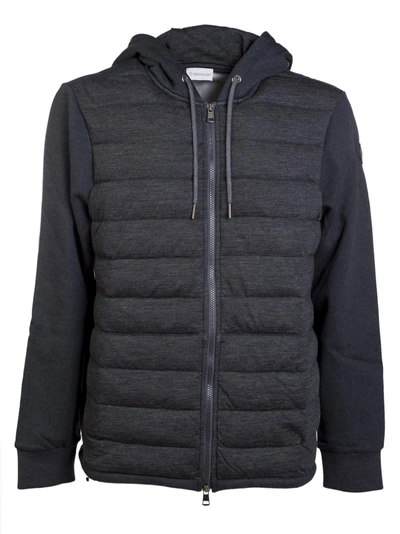 Moncler Classic Padded Jacket In Grigio