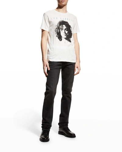 John Varvatos Men's Syd Barrett Face T-shirt In White