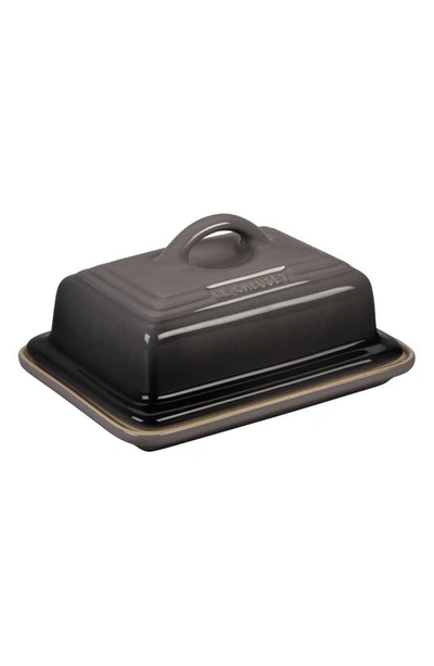 Le Creuset Heritage Butter Dish In Oyster