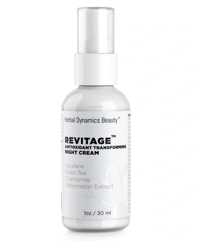 Herbal Dynamics Beauty Revitage Antioxidant Transforming Night Cream In Off-wh