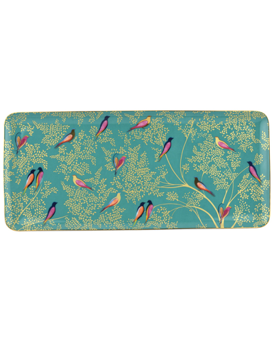 Portmeirion Sara Miller Sandwich Tray In Green