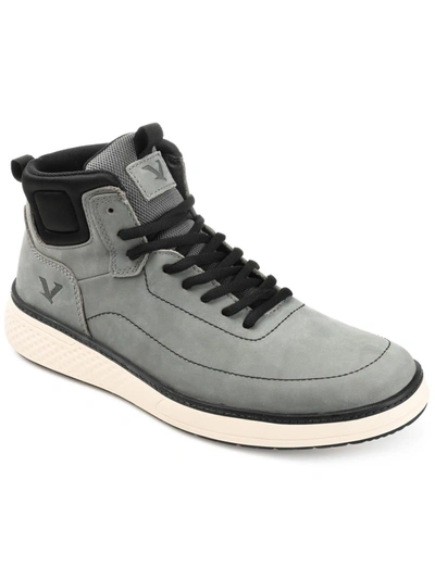 Territory Men's Roam High Top Sneaker Boots Men's Shoes In Grey