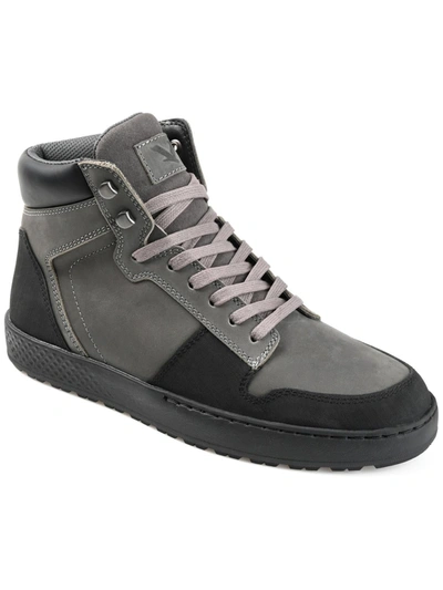 Territory Men's Triton High Top Sneaker Boots Men's Shoes In Grey