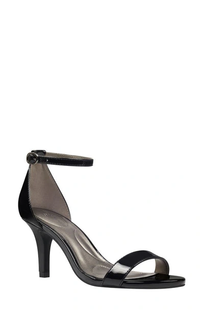 Bandolino Madia Women's Open Toe Dress Sandals Women's Shoes In Black Patent