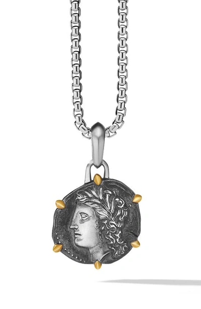 David Yurman Zodiac Pendant In Silverirgo
