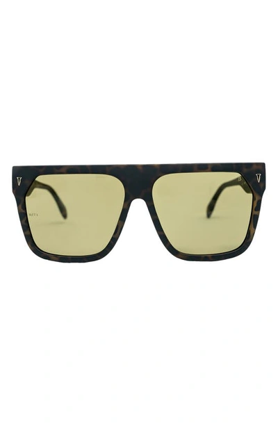 Mita Sustainable Eyewear 59mm Square Sunglasses In Matte Demi/ Matte Demi